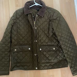 J. Crew quilted barn coat